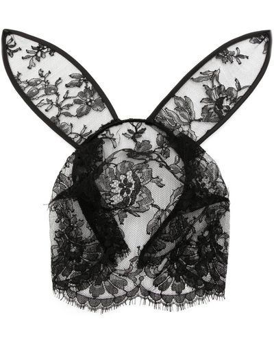 Fleur du Mal Diadema con orejas de conejo - Negro