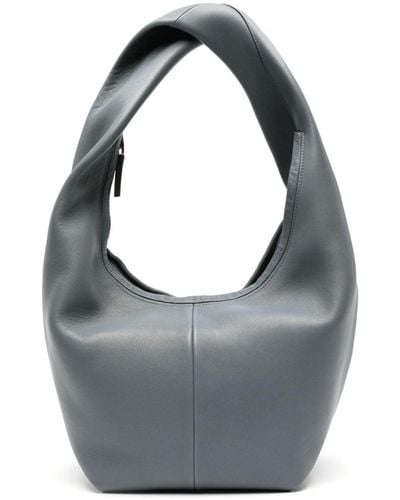 Maeden Yela Leather Shoulder Bag - Grey