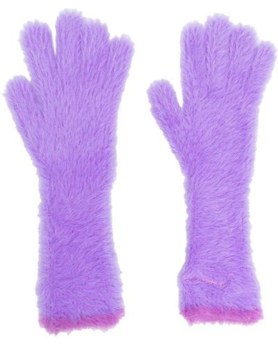 Jacquemus Les gants Neve Handschuhe - Lila