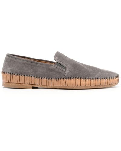 Officine Creative Maurice 002 Suede Loafers - Gray