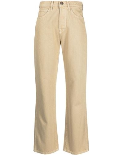 3x1 Straight-leg Cotton Jeans - Natural