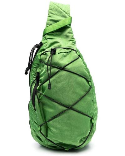 C.P. Company Nylon B Drawstring Crossbody Bag - Green