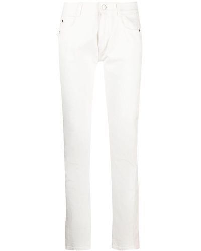 Stella McCartney Schmale Jeans - Weiß