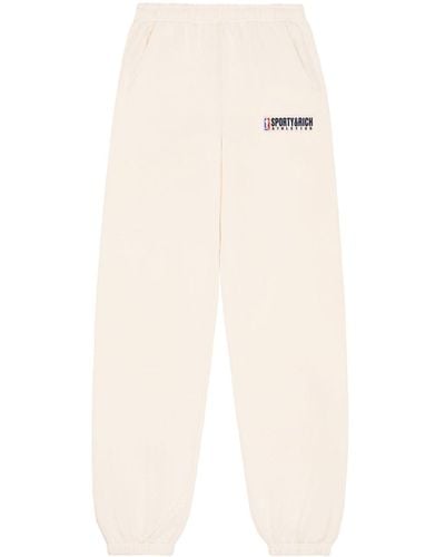 Sporty & Rich Team Logo Joggers - Natural