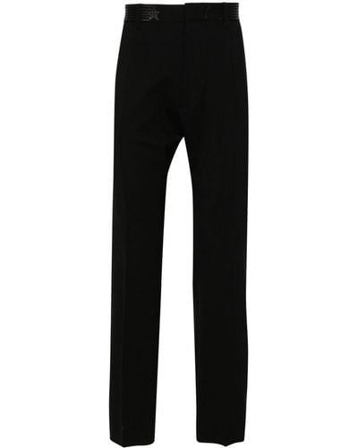 DSquared² Mid-rise Tapered Trousers - Black