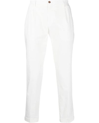 Briglia 1949 Pleated Tailored Pants - White
