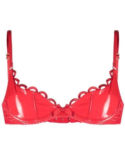 Agent Provocateur Zarya Demi Cup Bra - Red