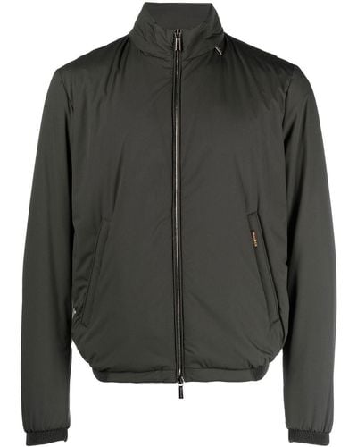 Moorer Hooded Padded Jacket - Black