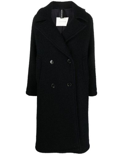 Mackintosh Robina Double-breasted Coat - Black