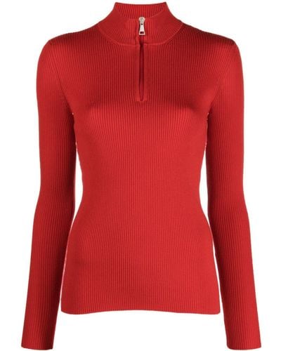 Moncler Trui Met Rits - Rood