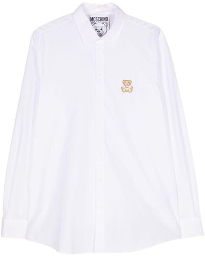 Moschino Overhemd Met Patroon - Wit