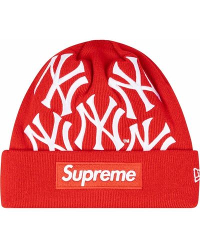 Supreme X New Era Box Logo Beanie in Grey Lyst Canada