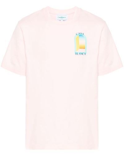 Casablanca Camiseta L'Arc Coloré - Rosa