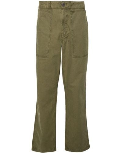 Timberland Mid-rise Straight-leg Trousers - Green