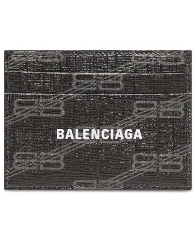 Balenciaga Pasjeshouder Met Monogram - Grijs