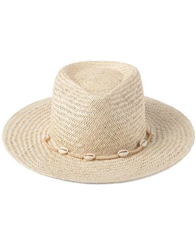 Lack of Color Fedora mit Muschelband - Natur