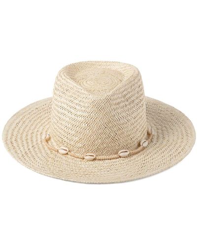 Lack of Color Seashell-band Fedora - Natural