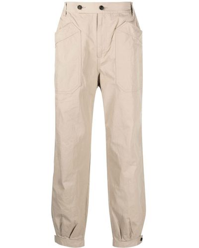 Visvim Pantalon Carroll à coupe droite - Neutre