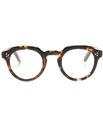 Moscot Gavolt Brille mit rundem Gestell - Braun