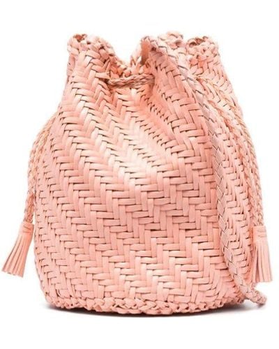 Dragon Diffusion Mini-Tasche mit Pompon - Pink