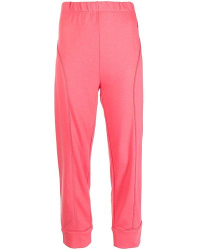 Stella McCartney Pantaloni sportivi con vita elasticizzata - Rosa