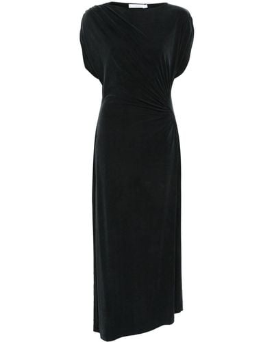 IRO Keallee Gathered-detail Dress - Black