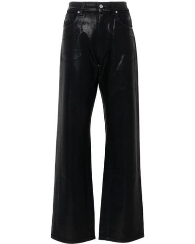 7 For All Mankind Tess Straight-leg Jeans - Black