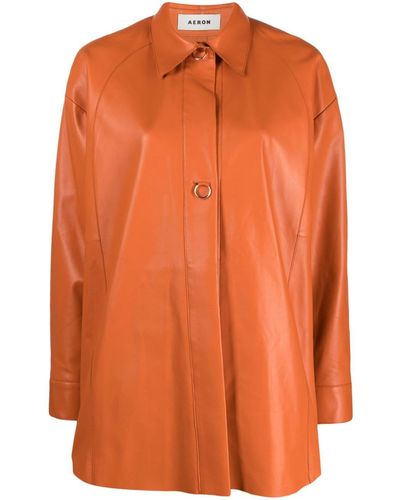 Aeron Camisa Feather - Naranja