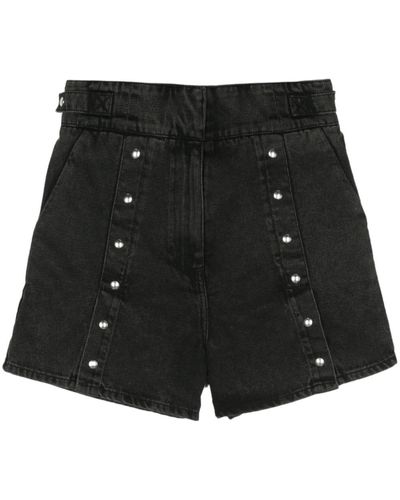 IRO Gennya Denim Shorts - Black