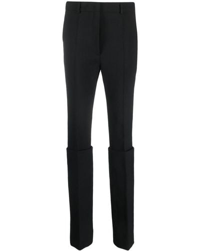 Sportmax Pantalones ajustados a capas - Negro