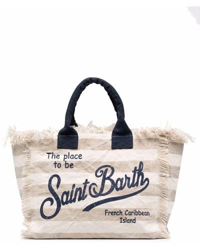 Mc2 Saint Barth Bolso shopper grande deshilachado - Multicolor