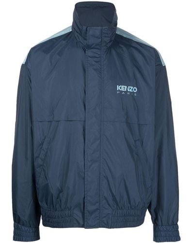 KENZO ロゴ ジャケット - ブルー