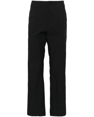 Post Archive Faction PAF Mid-rise Straight-leg Trousers - Black