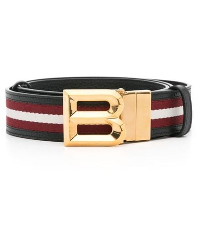 Bally Logo-buckle Belt - Black