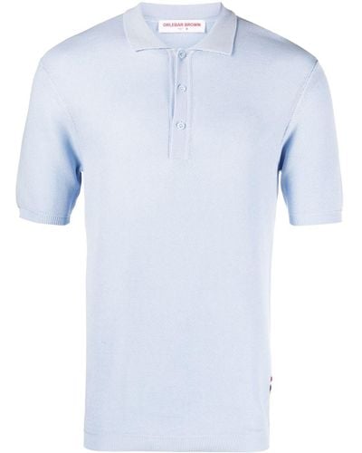 Orlebar Brown Maranon Cotton Polo Shirt - Blue