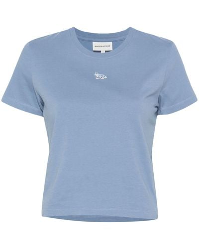 Maison Kitsuné Baby Fox T-Shirt - Blau