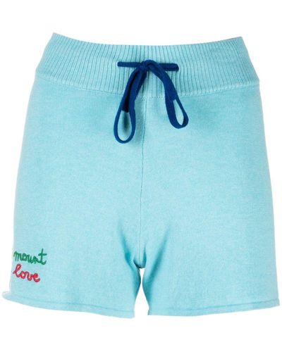 Rossignol Mount Of Love Knitted Shorts - Blue