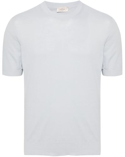 Altea Gestricktes T-Shirt - Weiß