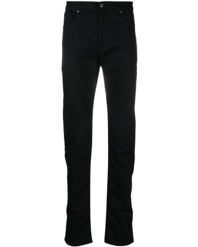 BOSS Mid Waist Slim-fit Jeans - Zwart
