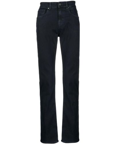 7 For All Mankind Low-rise Slim-cut Jeans - Blue