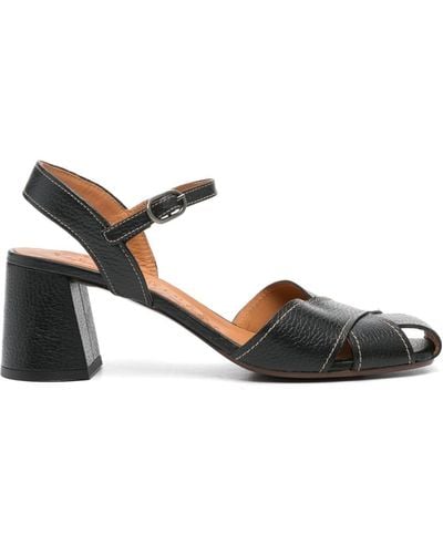 Chie Mihara 65mm Roley Leather Sandals - Metallic