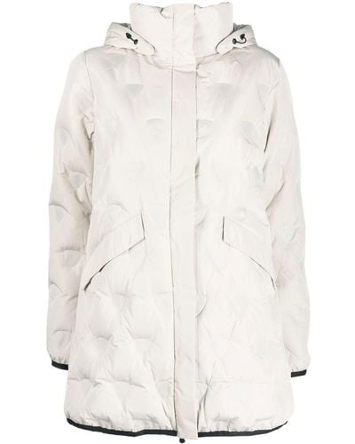 Rossignol Quilted Hooded Coat - Natural