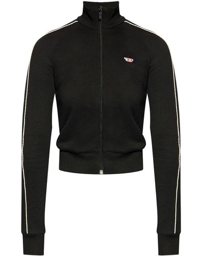 DIESEL Jamila Zipped Sweatshirt - Black
