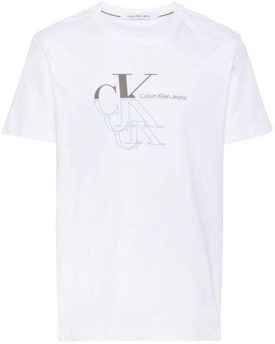 Calvin Klein ロゴ Tスカート - ホワイト