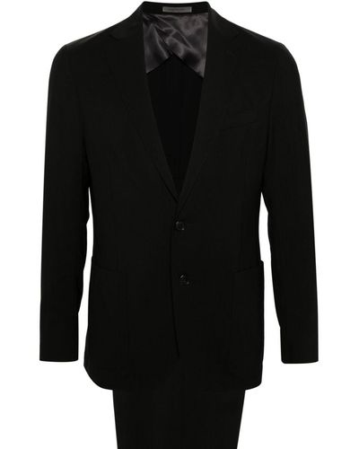 Corneliani ウール シングルスーツ - ブラック