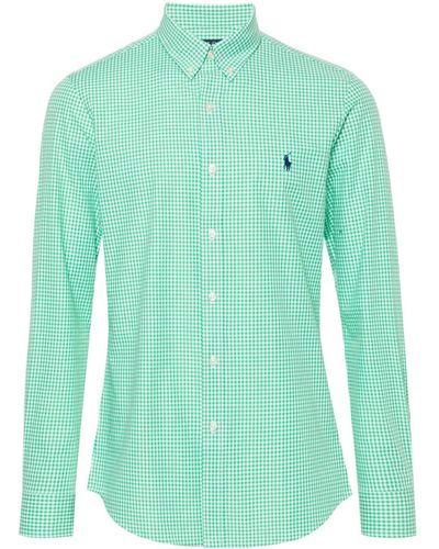 Polo Ralph Lauren Polo Pony Gingham Shirt - Green