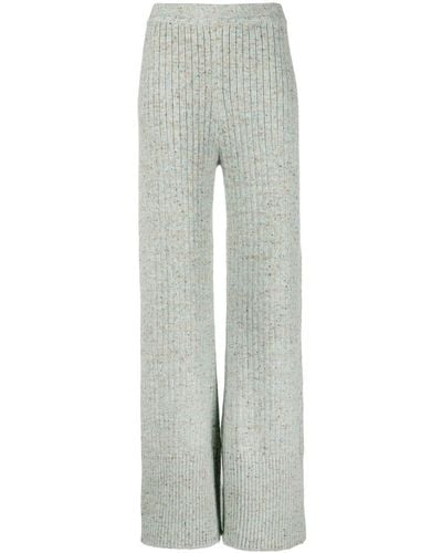 Ulla Johnson Clara High-waist Trousers - Grey