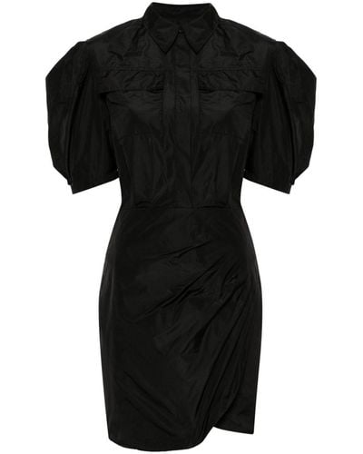 MSGM パフスリーブ ドレス - ブラック
