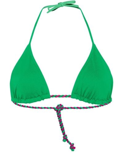 Eres Toupie Halterneck Bikini Top - Green