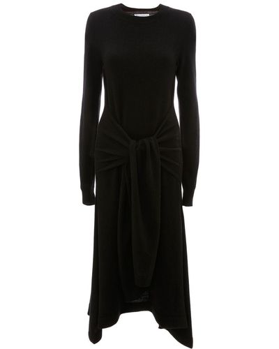 JW Anderson ウールニットドレス - ブラック
